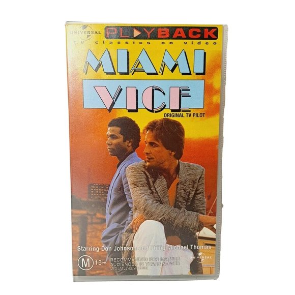 Miami Vice VHS | Media | Miami Vice Original Tv Pilot 984 Vhs | Poshmark